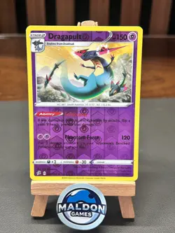 Dragapult 091/192 Rebel Clash Holo Rare NM 2020 Reverse Holo - Image 1