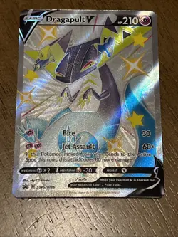 Dragapult V SWSH096, Sword & Shield Promo, Pokemon Holo Ultra Rare, NM - Image 4