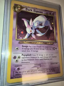 Pokemon Dark Espeon Holo Team Rocket LP 4/105 2000 Nintendo Pokemon TCG - Image 1