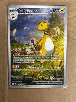 Pokemon Ampharos 090/086 Illustration Rare Chaos Rising IR Near Mint - Image 1