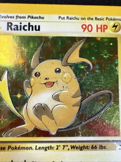 Raichu 14/62 Fossil Holo 1st Edition Pokemon - Image 2