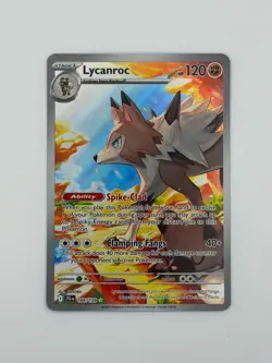Lycanroc 166/159 Sv09: Journey Together Holo Pokemon TCG - Image 1