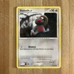 1x - Slakoth - 99/123 - Common DMG English Pokemon Mysterious Treasures - Image 1