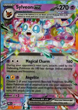 2025 Prismatic Evolutions Sylveon ex Double Rare #41 - Image 1