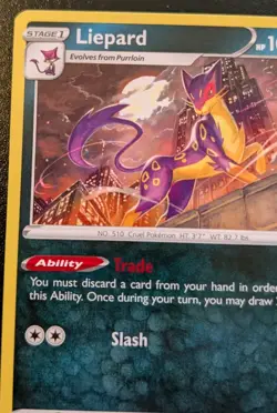 Liepard 091/172 Rare Sword & Shield: Brilliant Stars Pokemon TCG - Image 2
