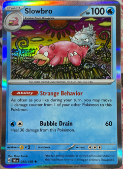 Slowbro Holo Rare - 043/198 - Scarlet & Violet Base Pokemon 2023 - Image 1