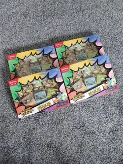 4x Pokemon Ascended Heroes First Partners Deluxe Pin Collection Sealed New Box - Image 1