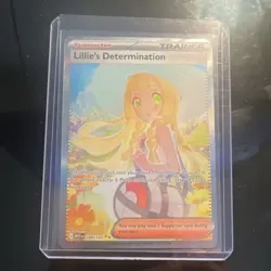 Lillie's Determination 184/132 Ultra Prism Secret Rare Full Art Holo - Image 1