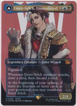 MTG - Emet-Selch, Unsundered (Borderless) Final Fantasy Foil - Image 1