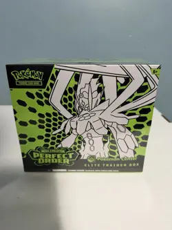 Pokemon Perfect Order Pokemon Center Sealed ETB Small Tear Factory Sealed - Image 1