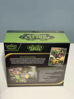 Pokemon Perfect Order Pokemon Center Sealed ETB Small Tear Factory Sealed - Image 3
