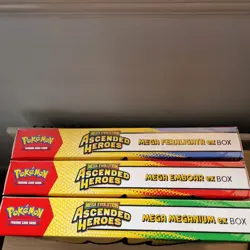 Pokemon Mega Evolution Ascended Heroes EX Box x3 Full Set | Brand New Sealed 🚚 - Image 1