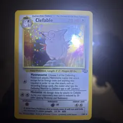 Pokemon TCG Clefable Jungle 1/64 Holo Unlimited Holo Rare - Image 2