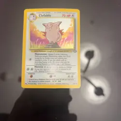 Pokemon TCG Clefable Jungle 1/64 Holo Unlimited Holo Rare - Image 3
