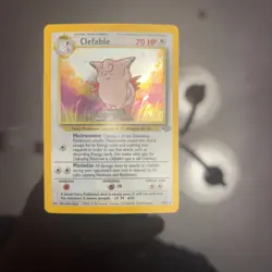 Pokemon TCG Clefable Jungle 1/64 Holo Unlimited Holo Rare - Image 4