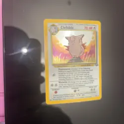 Pokemon TCG Clefable Jungle 1/64 Holo Unlimited Holo Rare - Image 5