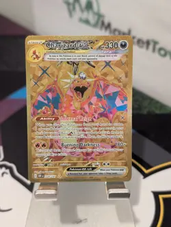 Pokemon Charizard ex 228/197 Hyper Rare Gold Holo Obsidian Flames NM A2 - Image 1