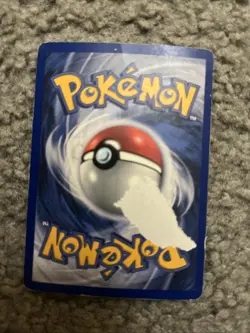 Entei Pokemon TCG 2000 Reverse HOLO #34 WOTC Black Star Promo Crease Damaged - Image 3