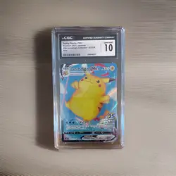 CGC 10 Surfing Pikachu VMAX 022/028 S8a 25th Anniversary JP Holo 2021 - Image 1