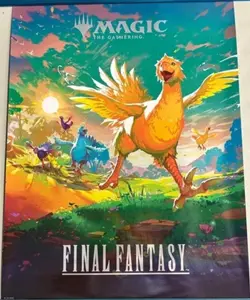 MTG Final Fantasy Magic The Gathering Chocobo 18 x 24 FOIL Promo Poster - Image 1