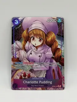 One Piece TCG Charlotte Pudding OP08-067 Rare Parallel ALT ART Two Legends R - Image 1