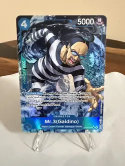 Mr.3 (Galdino) Alternate Art SR (OP16-056) One Piece TCG The Time of Battle NM - Image 1