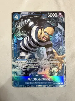 Mr.3 (Galdino) Alternate Art SR (OP16-056) One Piece TCG The Time of Battle NM - Image 4