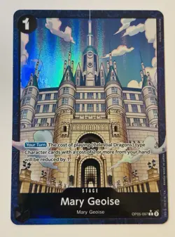 Bandai Mary Geoise OP05-097 Stage Holo One Piece CCG English - Image 1