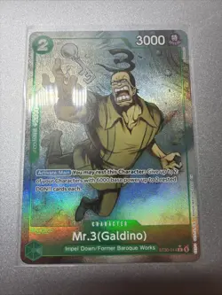 Mr.3(Galdino) ST30-014 NM English Full Art One Piece - Image 1