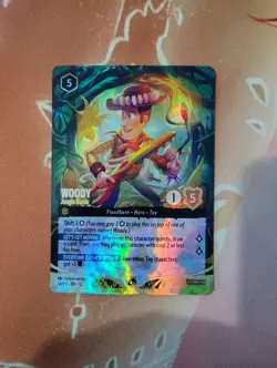 Disney Lorcana TCG Woody - Jungle Guide 54/P3 Set Champs Foil English - Image 1