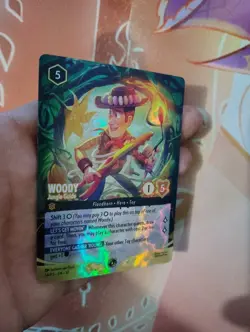 Disney Lorcana TCG Woody - Jungle Guide 54/P3 Set Champs Foil English - Image 2
