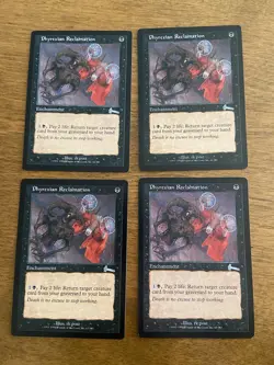 Phyrexian Reclamation x4 Lot Urza's Legacy MTG Magic the Gathering LP Playset - Image 1