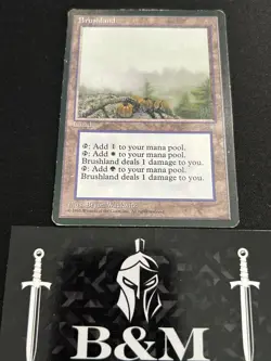 MTG Magic the Gathering Brushland Ice Age MP - Image 1