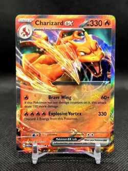 Pokemon Charizard ex 006/165 Double Rare 151 NM - Image 1