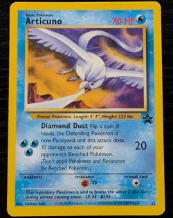 Pokemon TCG Articuno 22/53 WotC Promo Regular Promo EN 70 HP Basic - Image 1
