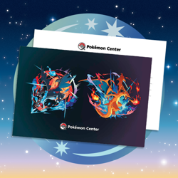 Pokemon Center Exclusive Mega Evolutions Postcards Set of 4 Pokemon - NEW - Image 1