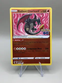 Radiant Charizard 011/078 Pokemon GO Holo - Image 1