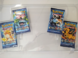 Pokemon XY Evolutions complete art set of 4 single boosters - Image 1