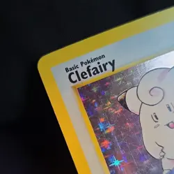 Pokemon TCG Base Set Clefairy 5/102 Holo Rare Holo English 1999 40 HP - Image 3