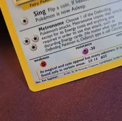Pokemon TCG Base Set Clefairy 5/102 Holo Rare Holo English 1999 40 HP - Image 5