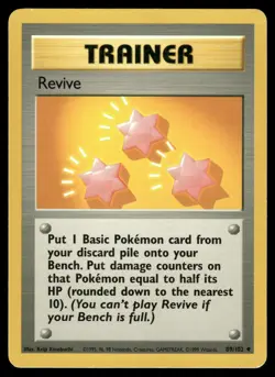 Revive 89 MODERATELY PLAYED Base Set Unlimited 102 Pokemon - Image 2