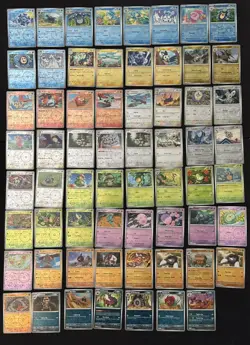 Pokemon Black Bolt 63 Card Reverse Holo lot - Image 1