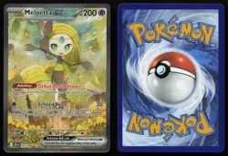 Meloetta ex 167/086 Holo Special Illustration Rare Black Bolt Pokemon English NM - Image 3