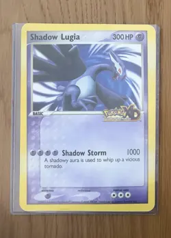 2005 Pokemon XD Gales of Darkness Shadow Lugia Jumbo Promo Card - Image 1