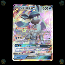 Pokemon Glaceon GX 39/156 - TCG Sun & Moon - Ultra Prism NM - Image 1