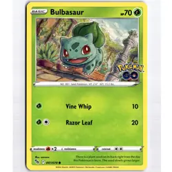 Bulbasaur Common Normal 001/078 Pokemon GO NM - Image 1