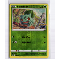 Bulbasaur Common Reverse Holo 001/078 Pokemon GO MP - Image 1