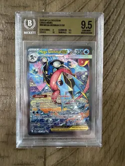 2026 POKEMON CHAOS RISING SPECIAL ILLUSTRATION RARE 116 MEGA GRENINJA EX BGS 9.5 - Image 1