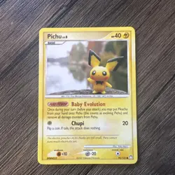 Pichu 93/123 Mysterious Treasures (LP) Pokemon TCG - Image 1