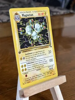 1st Edition Magneton 26/62 Fossil Non-Holo Rare Vintage Pokemon TCG - Image 2